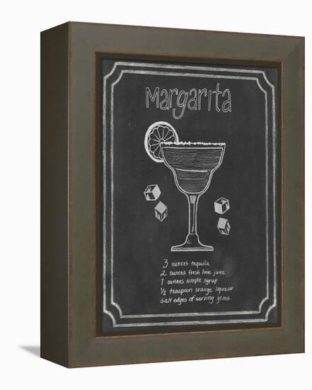 Chalkboard Cocktails IV-Grace Popp-Framed Stretched Canvas