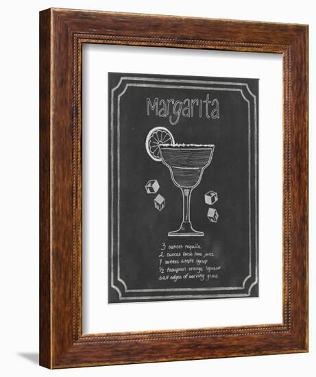 Chalkboard Cocktails IV-Grace Popp-Framed Premium Giclee Print