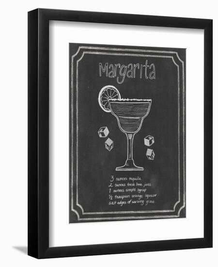 Chalkboard Cocktails IV-Grace Popp-Framed Premium Giclee Print