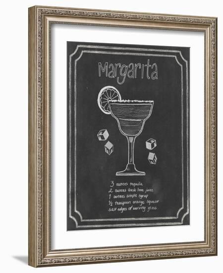 Chalkboard Cocktails IV-Grace Popp-Framed Art Print