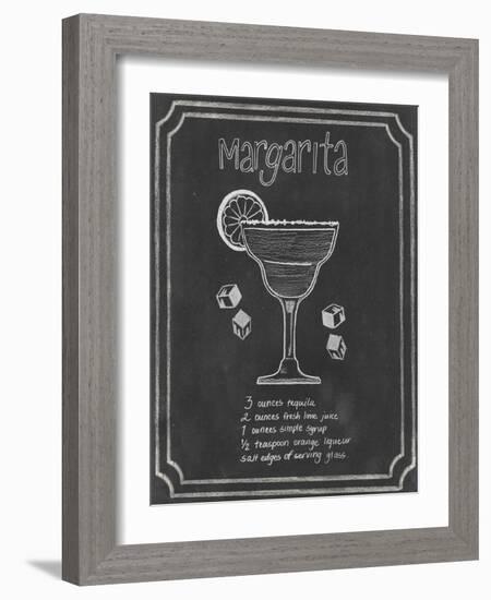 Chalkboard Cocktails IV-Grace Popp-Framed Art Print