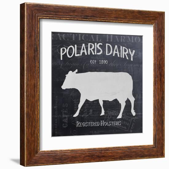 Chalkboard Cow-Stimson, Diane Stimson-Framed Art Print