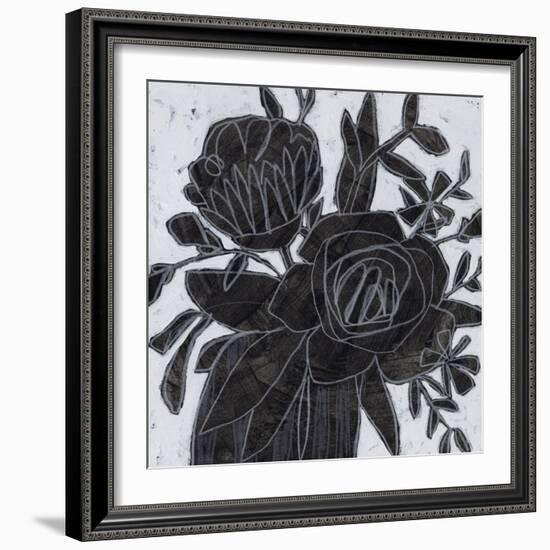 Chalkboard Garden I-June Vess-Framed Premium Giclee Print