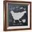 Chalkboard Hen-Stimson, Diane Stimson-Framed Art Print