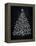 Chalkboard Holiday Trees II-Mary Urban-Framed Stretched Canvas