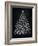 Chalkboard Holiday Trees II-Mary Urban-Framed Art Print