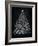 Chalkboard Holiday Trees II-Mary Urban-Framed Art Print