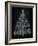 Chalkboard Holiday Trees II-Mary Urban-Framed Art Print