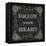 Chalkboard Inspirations I-N. Harbick-Framed Stretched Canvas