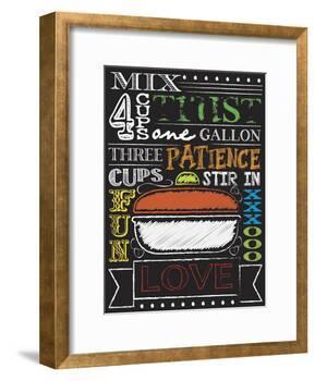 Chalkboard Kitchen Art 4-Melody Hogan-Framed Art Print