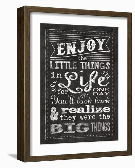 Chalkboard Life-Melody Hogan-Framed Art Print