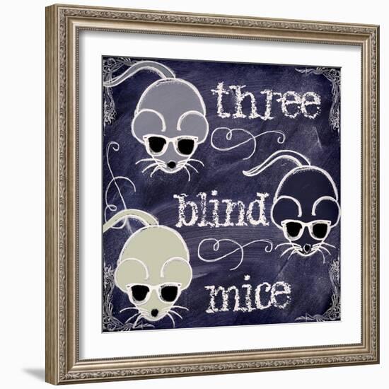 Chalkboard Nursery Rhymes II-Mindy Sommers-Framed Giclee Print