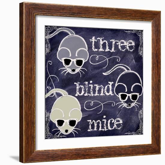 Chalkboard Nursery Rhymes II-Mindy Sommers-Framed Giclee Print