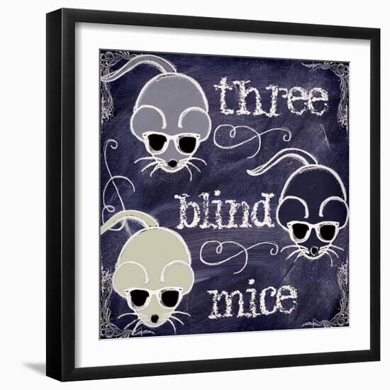 Chalkboard Nursery Rhymes II-Mindy Sommers-Framed Giclee Print