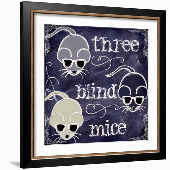 Chalkboard Nursery Rhymes II-Mindy Sommers-Framed Giclee Print