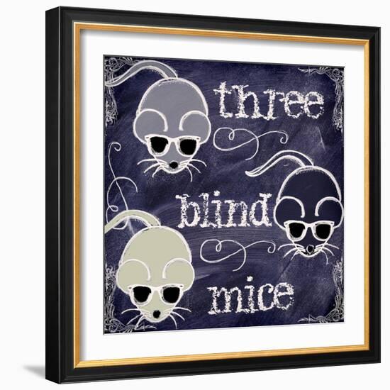 Chalkboard Nursery Rhymes II-Mindy Sommers-Framed Giclee Print