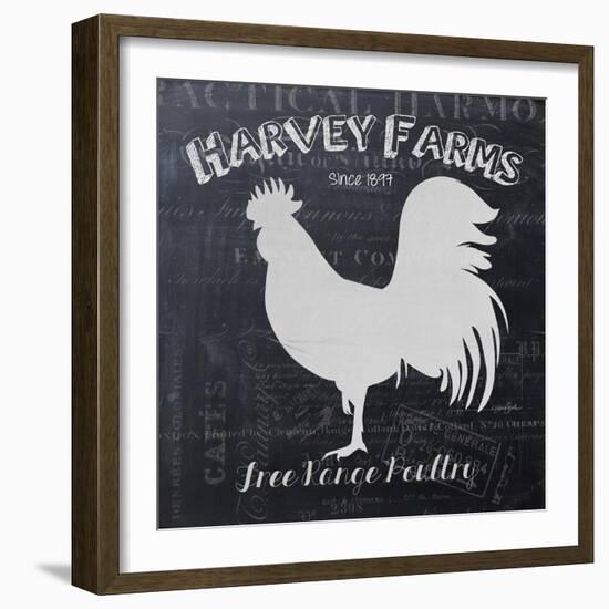 Chalkboard Poultry-Stimson, Diane Stimson-Framed Premium Giclee Print