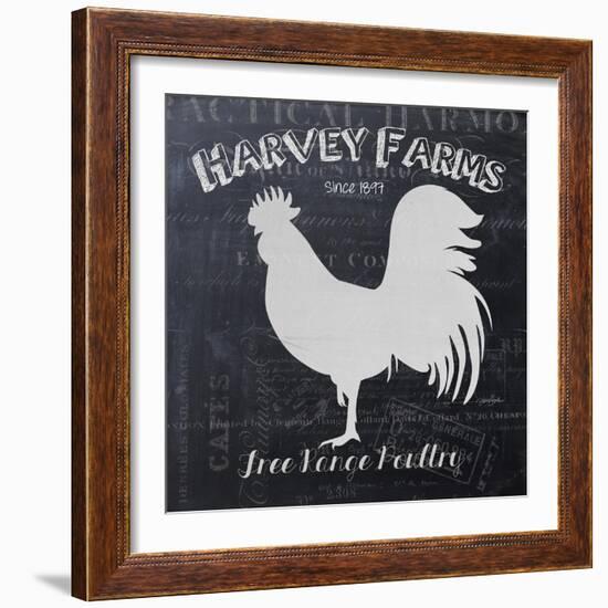 Chalkboard Poultry-Stimson, Diane Stimson-Framed Premium Giclee Print