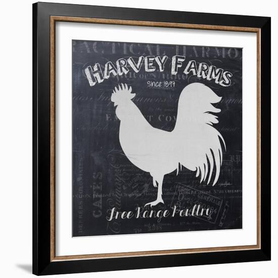 Chalkboard Poultry-Stimson, Diane Stimson-Framed Premium Giclee Print