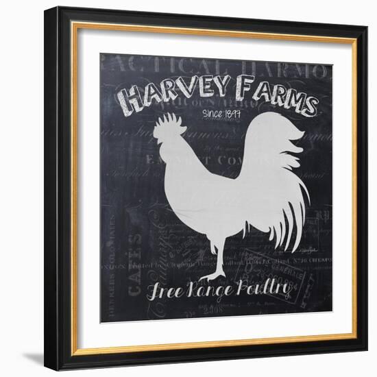 Chalkboard Poultry-Stimson, Diane Stimson-Framed Premium Giclee Print