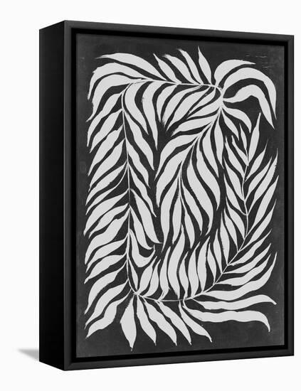 Chalkboard Vines I-Jennifer Parker-Framed Stretched Canvas