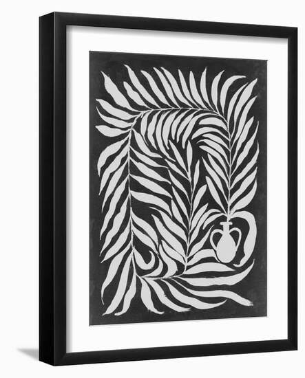 Chalkboard Vines II-Jennifer Parker-Framed Art Print