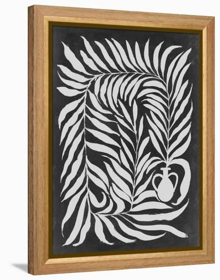 Chalkboard Vines II-Jennifer Parker-Framed Stretched Canvas