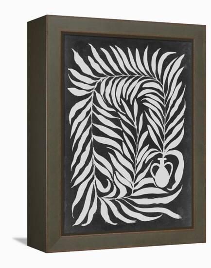 Chalkboard Vines II-Jennifer Parker-Framed Stretched Canvas