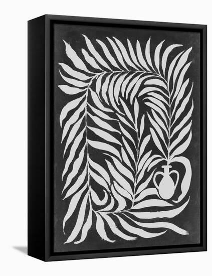 Chalkboard Vines II-Jennifer Parker-Framed Stretched Canvas