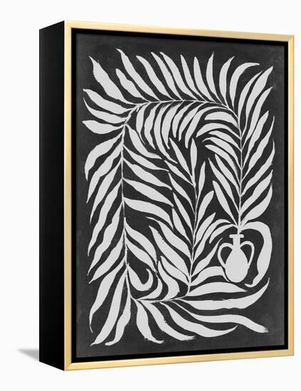 Chalkboard Vines II-Jennifer Parker-Framed Stretched Canvas