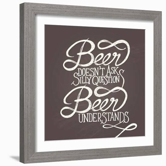 Chalkboard-ONiONAstudio-Framed Art Print