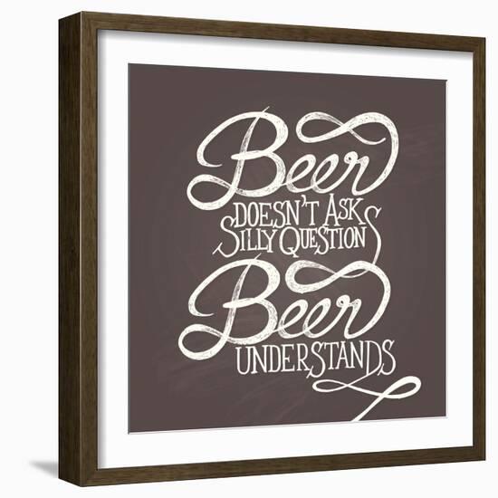 Chalkboard-ONiONAstudio-Framed Art Print