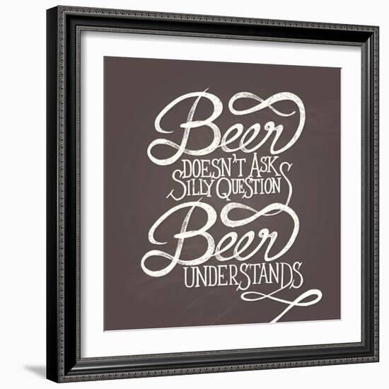 Chalkboard-ONiONAstudio-Framed Art Print