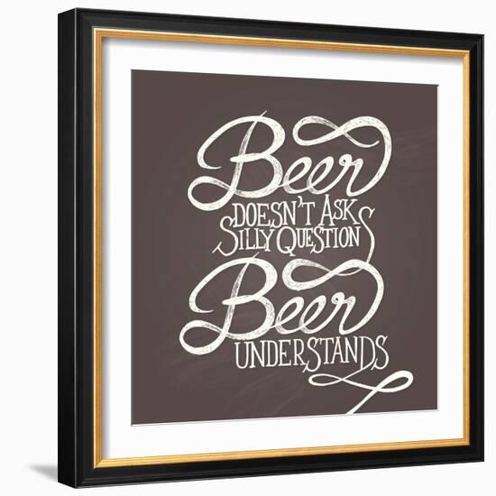 Chalkboard-ONiONAstudio-Framed Art Print