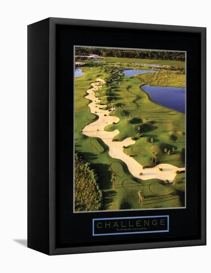 Challenge - Golf-Unknown Unknown-Framed Stretched Canvas