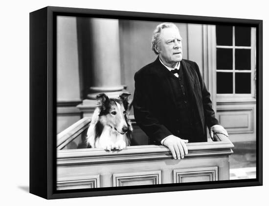 Challenge to Lassie, from Left: Lassie, Edmund Gwenn, 1949-null-Framed Stretched Canvas