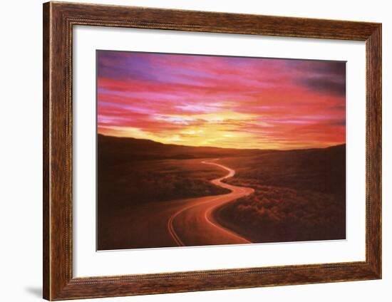 Challenge: Winding Road-null-Framed Art Print