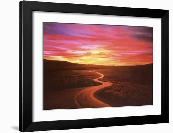 Challenge: Winding Road-null-Framed Art Print