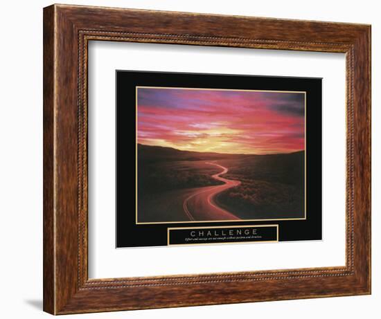 Challenge - Winding Road-TC Chiu-Framed Art Print