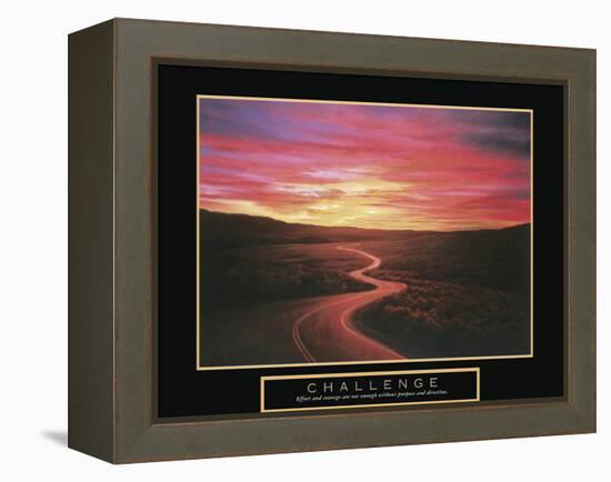 Challenge - Winding Road-TC Chiu-Framed Stretched Canvas