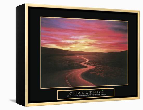 Challenge - Winding Road-TC Chiu-Framed Stretched Canvas