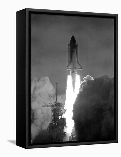 Challenger 1983-null-Framed Premier Image Canvas