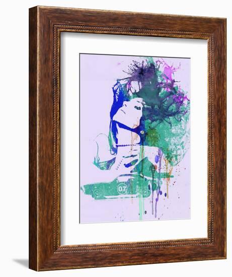 Challenger Girl Green-NaxArt-Framed Art Print