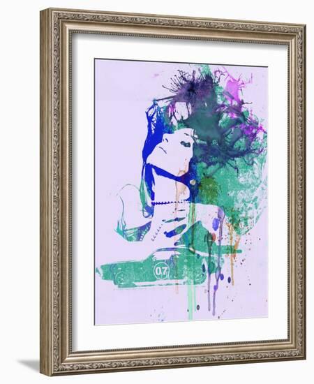 Challenger Girl Green-NaxArt-Framed Art Print