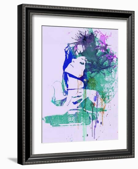 Challenger Girl Green-NaxArt-Framed Art Print