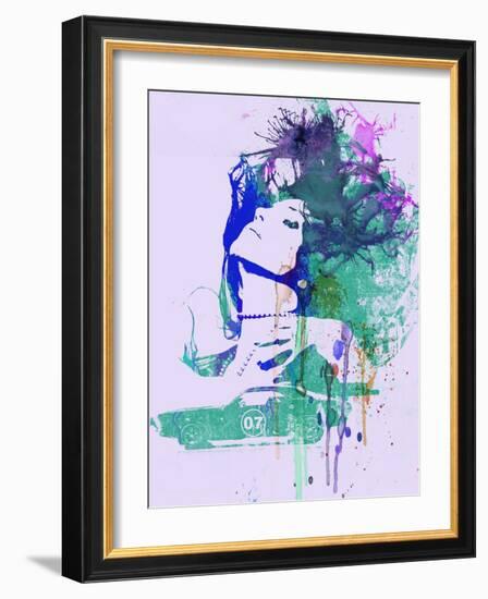 Challenger Girl Green-NaxArt-Framed Art Print