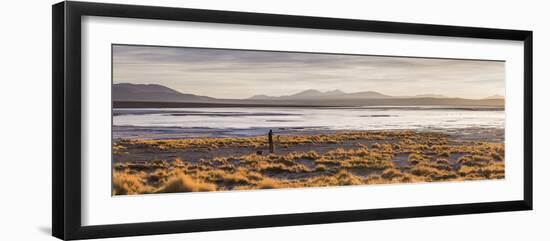 Chalviri Salt Flats (Salar De Chalviri) at Sunrise, Altiplano of Bolivia-Matthew Williams-Ellis-Framed Photographic Print