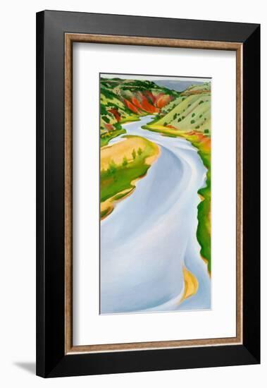 Chama River, Ghost Ranch, 1937-Georgia O'Keeffe-Framed Art Print