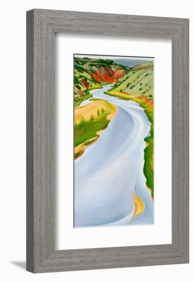 Chama River, Ghost Ranch, 1937-Georgia O'Keeffe-Framed Art Print