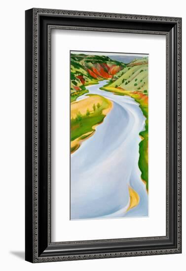 Chama River, Ghost Ranch, 1937-Georgia O'Keeffe-Framed Art Print